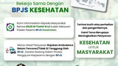RSUD KH M. Thohir Krui Resmi Layani Pasien BPJS Kesehatan