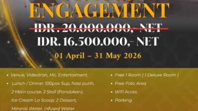 Two K Azana Style Hotel Bengkulu Rilis Promo Engagement, Hemat Rp 3,5 Juta!  ‎