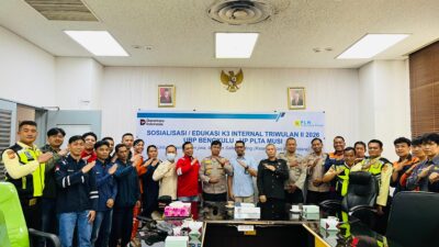 Sosialisasi K3 Internal Triwulan II 2026 PLN IP UBP Bengkulu Unit Pembangkit PLTA Musi