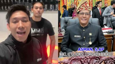 Duo Deni Raih Beasiswa UFC PI Shanghai, Berterima Kasih atas Dukungan Asman Wakil Ketua Komisi II DPRD Kota Bengkulu