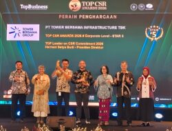 Berdampak Nyata, PT TBIG Borong Dua Penghargaan Bergengsi di TOP CSR Awards 2026