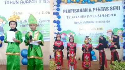 TK Azzahra Kota Bengkulu Gelar Perpisahan dan Pentas Seni Tahun Ajaran 2025/2026