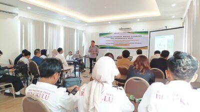 BPD HIPMI Bengkulu Gandeng Pegadaian Syariah Tingkatkan Literasi Produk Mikro Syariah bagi UMKM dan Pengusaha Muda