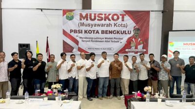 Lama Vakum, Bambang Supriadi Resmi Terpilih Jadi Ketua PBSI Kota Bengkulu Periode 2026-2030