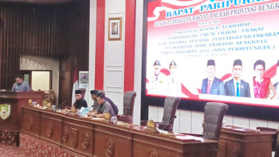 Hujan Interupsi di Paripurna Bengkulu : Ketuk Palu, LKPj Gubernur Berakhir di Tangan Pansus!