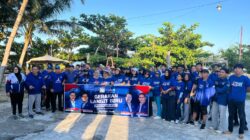 Gerakan Langit Biru Bersihkan Pantai, DPC Demokrat Kota Bengkulu Serukan Budaya Bersih Jaga Keindahan
