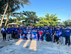 Gerakan Langit Biru Bersihkan Pantai, DPC Demokrat Kota Bengkulu Serukan Budaya Bersih Jaga Keindahan