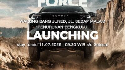 Besok Pagi Agung Toyota Bengkulu Luncurkan Toyota New Hilux Terbaru pada 11 Juli 2026 di RM Bang Juned