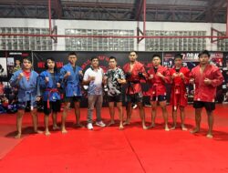 Dukung Penuh ! Ketua Sambo Bengkulu Motivasi Langsung 5 Fighter Ikuti Gubernur Sumsel Cup