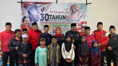 Serentak Se-Provinsi! PDI-P Bengkulu Pusatkan Peringatan Kudatuli di Desa Tugu Rejo Kepahiang