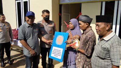Legislator Syamsu Ihwan Apresiasi Program Bedah Rumah ke 80 Polda Bengkulu