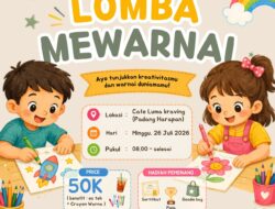 Dukung Kreativitas Anak, Cafe Luma Kraving Bengkulu Jadi Tuan Rumah Lomba Mewarnai Seru!
