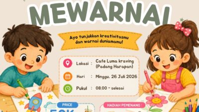 Dukung Kreativitas Anak, Cafe Luma Kraving Bengkulu Jadi Tuan Rumah Lomba Mewarnai Seru!