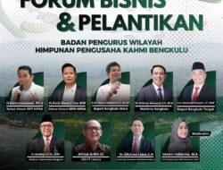HIPKA Bengkulu Resmi Ambil Peran, Siap Jadi Mesin Baru Pertumbuhan Ekonomi Daerah