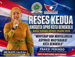Gelar Reses Dapil IV, Rina Sulastry Serap Aspirasi Warga Ratu Agung dan Ratu Samban
