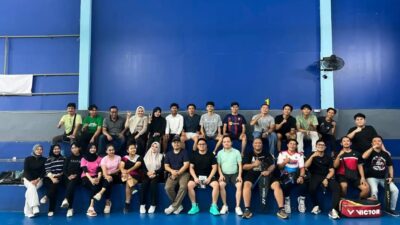 Mabar Badminton BPD HIPMI Bengkulu Ajang Perkuat Solidaritas dan Kolaborasi