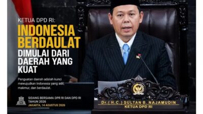 Putra Bengkulu Sultan Najamudin: Jangan Jadikan Daerah Hanya Sebagai Penerima Kebijakan Pusat