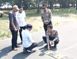 Cegah Balap Liar, Ditlantas Polda Bengkulu Pasang 7 Titik Speed Bump