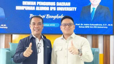 BPD HIPMI Bengkulu dan DPP HA IPB University Sukses Gelar Silaturahmi dan Sharing Session