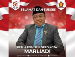 Refleksi HUT ke-81 RI: Marliadi Dorong Estafet Prestasi Prabowo untuk Tuntaskan Masalah Infrastruktur Kota Bengkulu