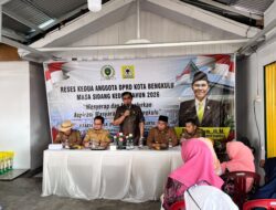 Reses di RT 7, Rodi Tampung Jeritan Warga Teluk Segara, Sungai Serut dan Muara Bangkahulu