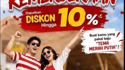 Destinasi 17 Agustus Paling Hits! Raflesia Beach Resto Kasih Diskon Buat Yang Paling NKRI
