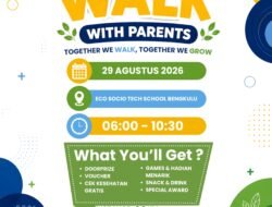 EST Bengkulu Gelar Fun Walk 2026, Pererat Kebersamaan Siswa, Parents, dan Keluarga Besar Yodan Group