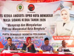 Komitmen Desy Maryani kawal aspirasi warga Selebar dan Kampung Melayu