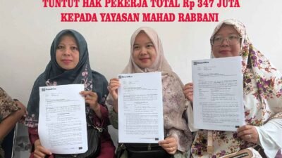 Tiga Mantan Guru SDIT Tuntut Rp 347 Juta. PH: Jika Tidak Dipenuhi Bawa ke PHI